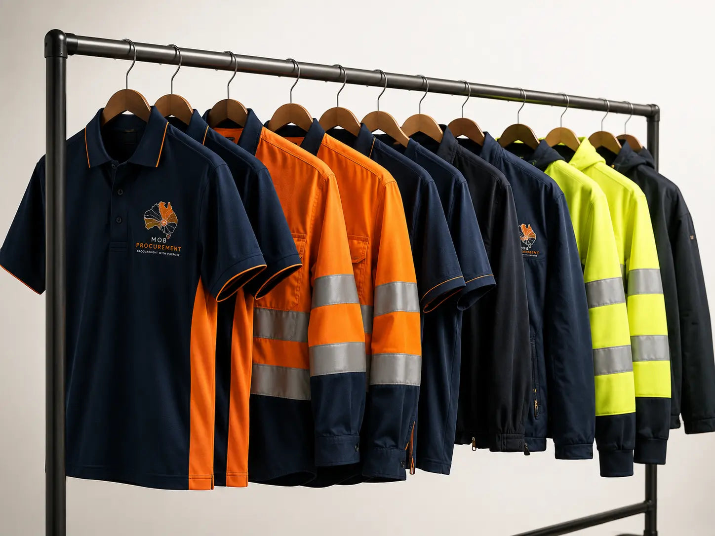 MOB Procurement branded uniform range