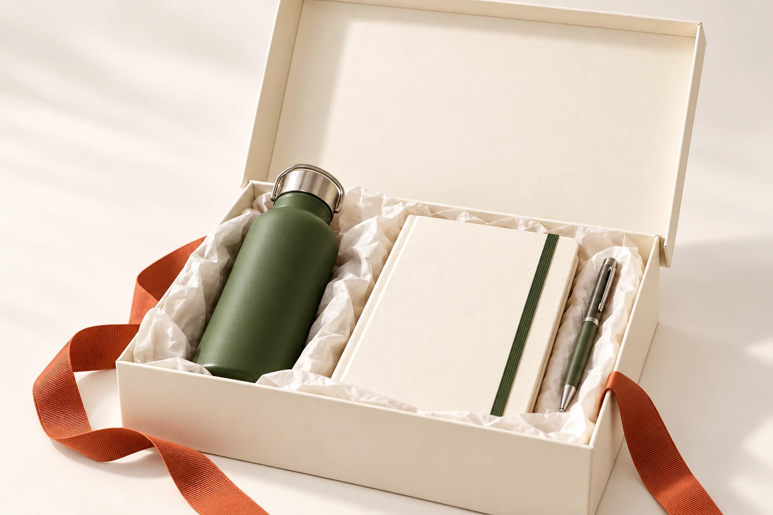 A curated corporate gift set ready for custom branding