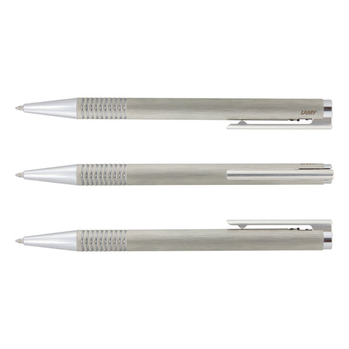 Pen Brushed Silver