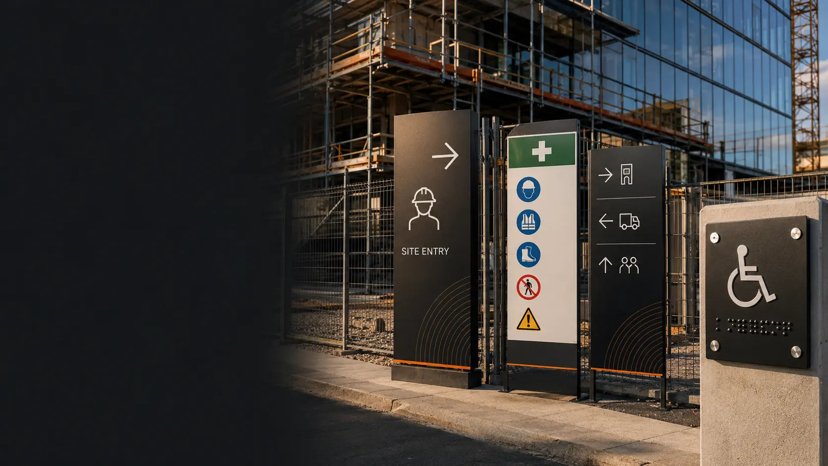 A coordinated suite of MOB Procurement display and signage solutions