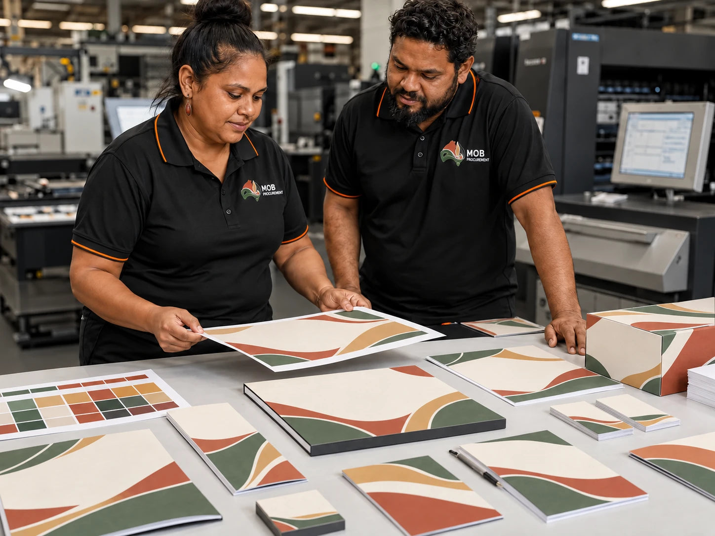Printed business and marketing collateral